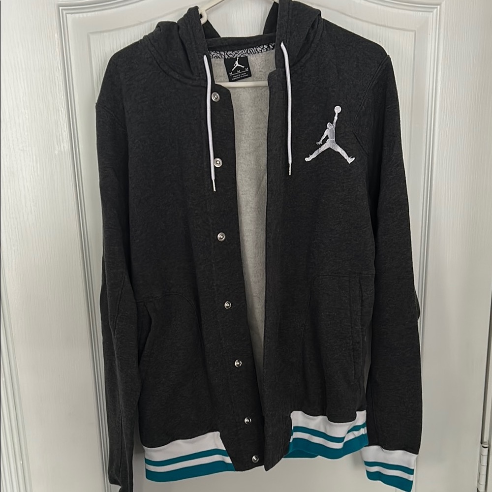 Grey Jordan Men's Jacket - Picture 8 of 8